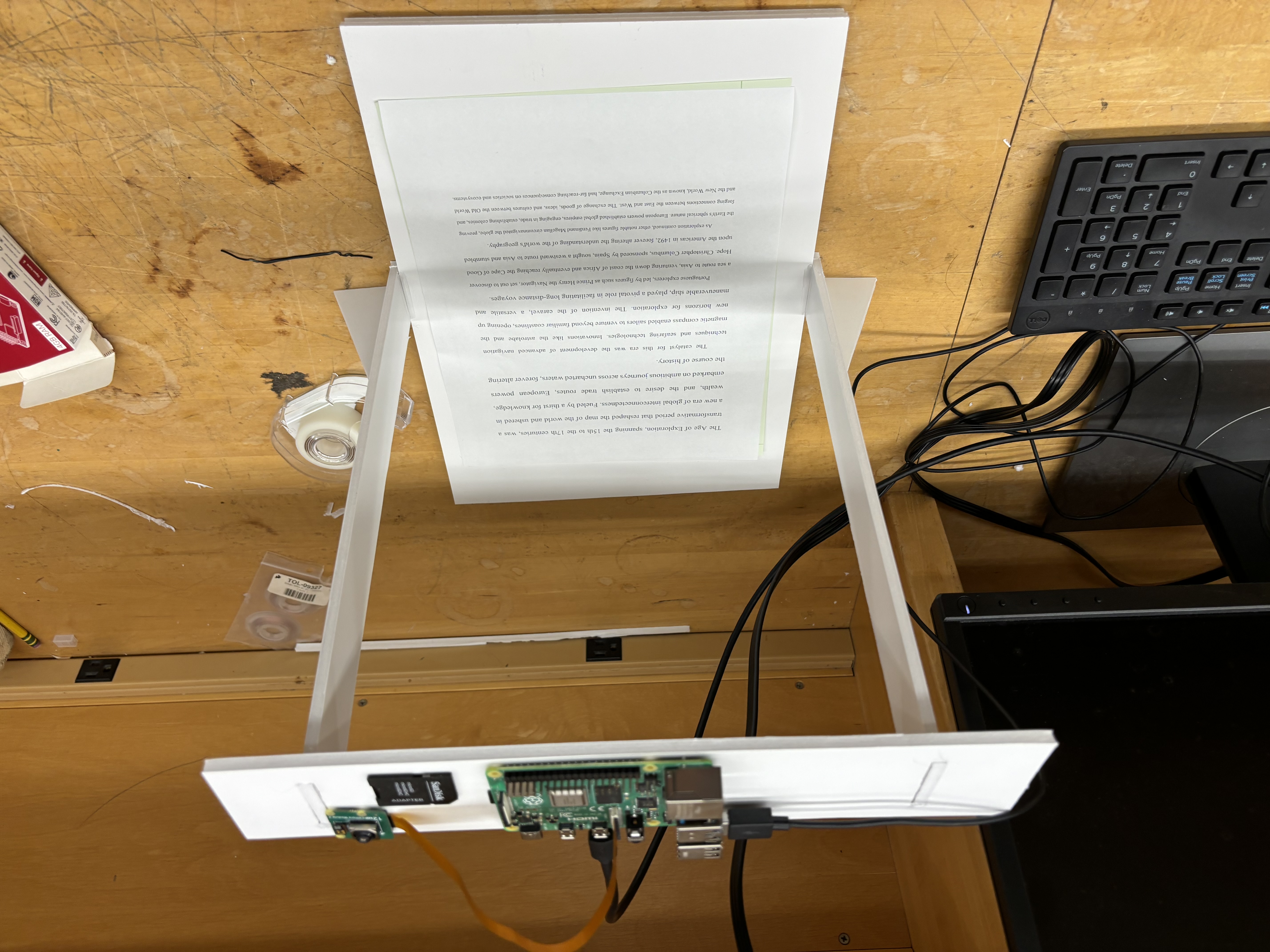 Budget low vision magnifier prototype